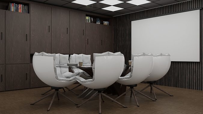 Office 3D model 5