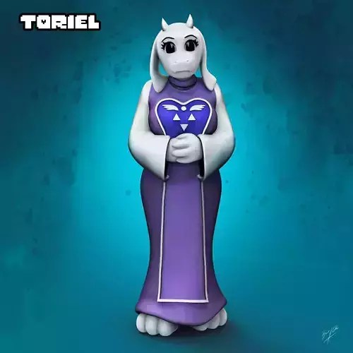 Toriel Undertale Character 3D print model