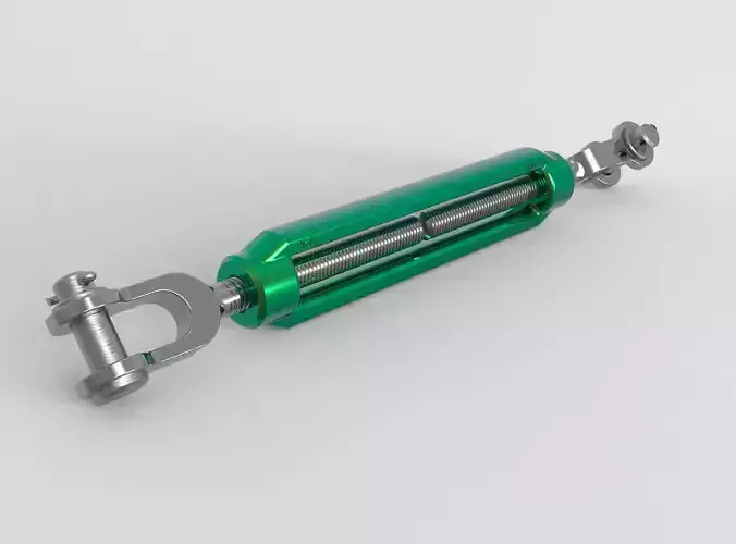 Turnbuckle hydraulic cylinder