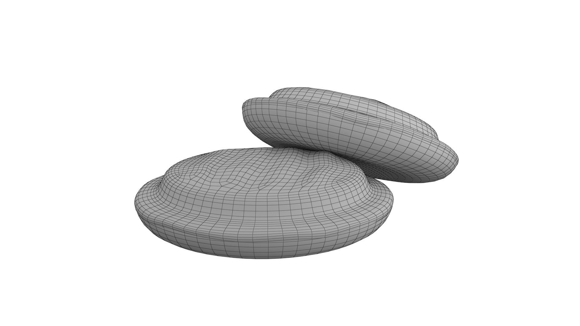 Cookies chocolate and filled 3D model_13