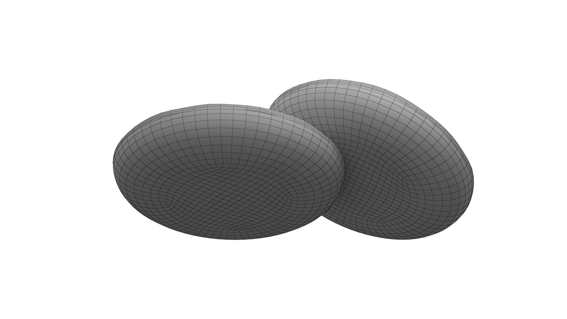 Cookies chocolate and filled 3D model_15