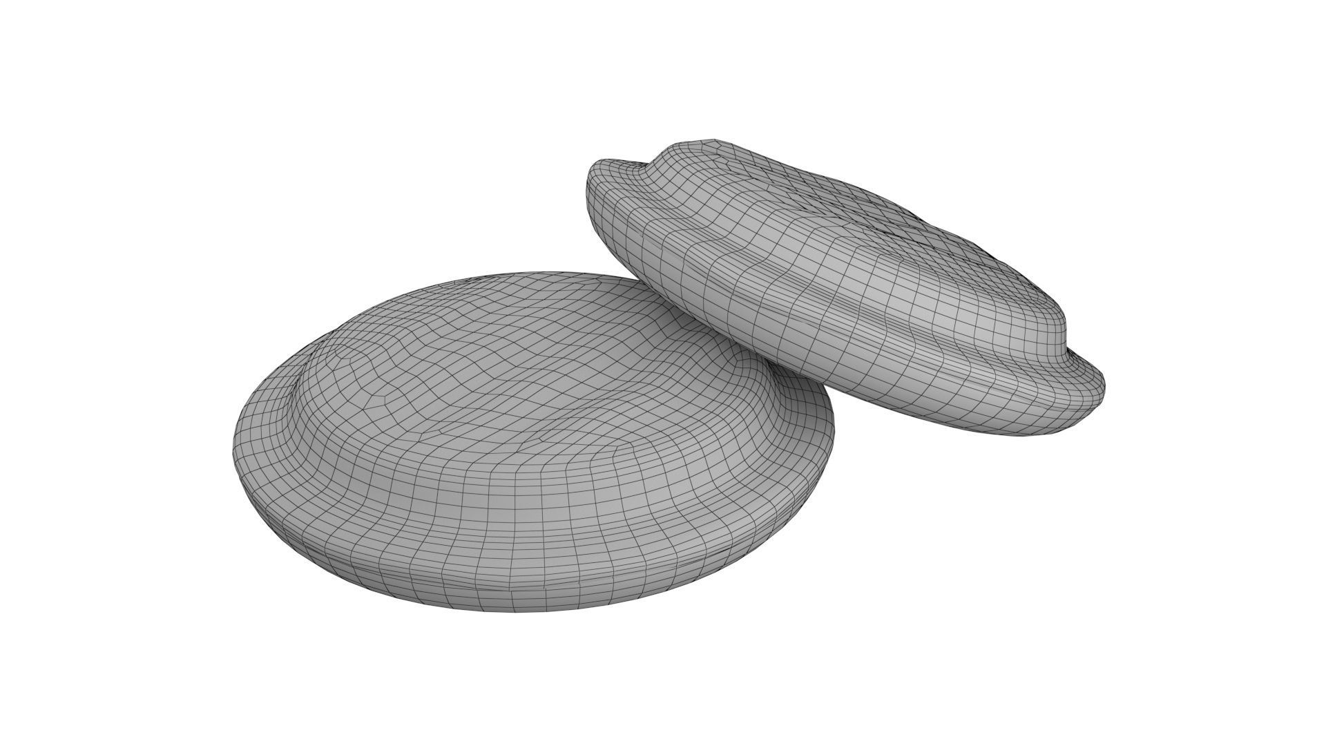 Cookies chocolate and filled 3D model_10