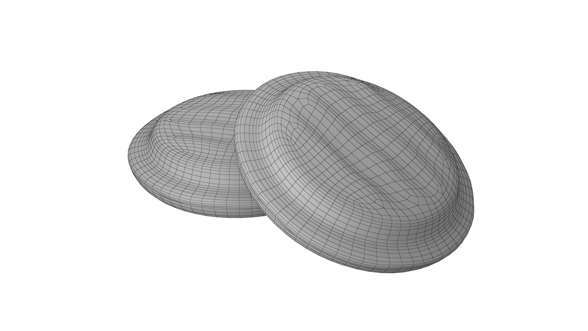 Cookies chocolate and filled 3D model_11