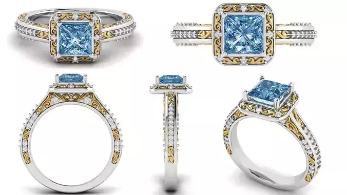 Bridal Engagement Ring 005