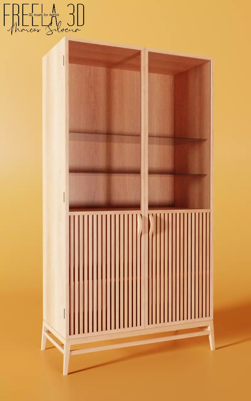 Cocktail Cabinet Montserrat 3D model