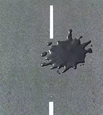 Oil puddle Low-poly 3D model