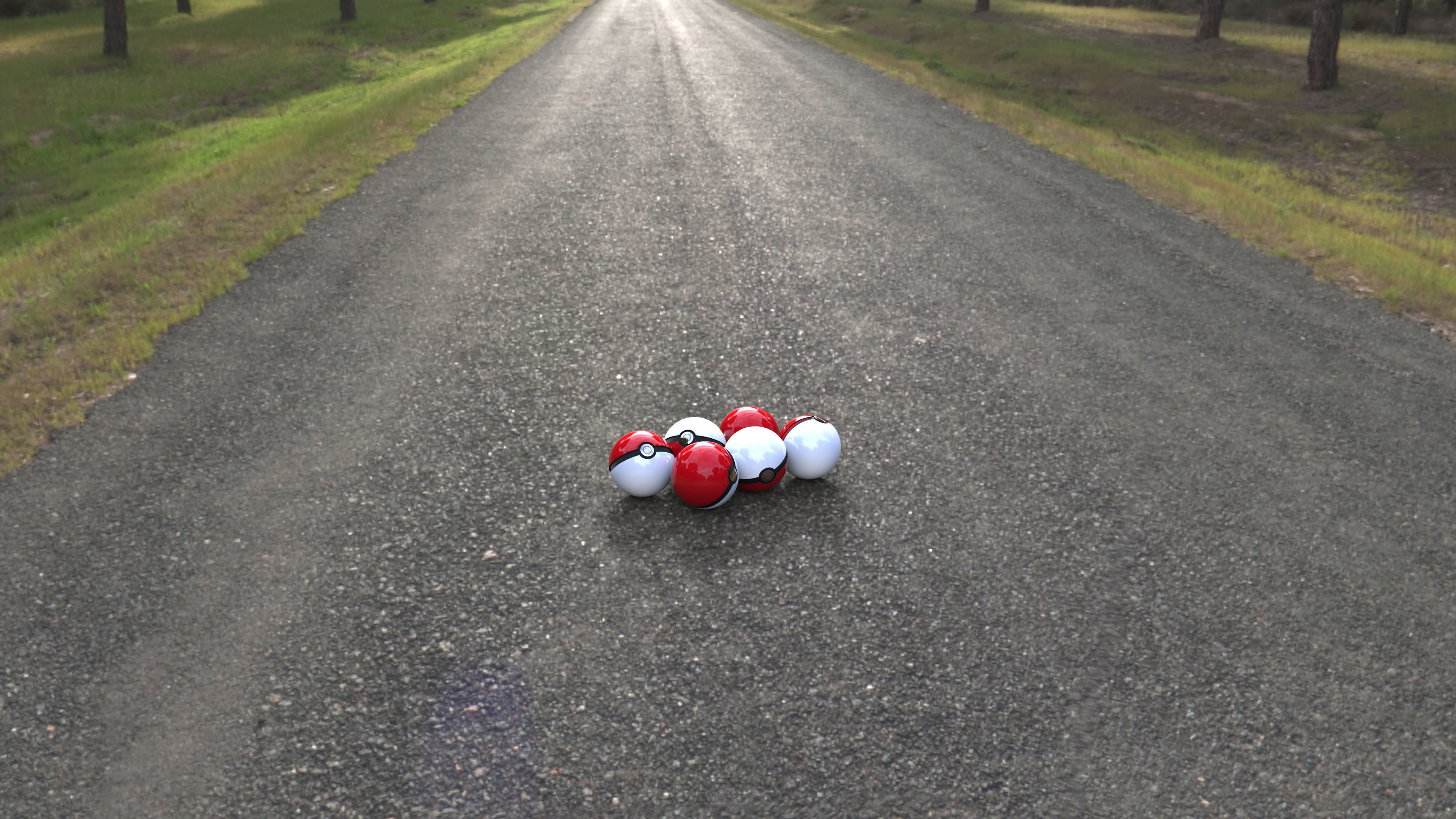 Pokeball - 2 variants in 8 cm and 10 cm 3D print model_11