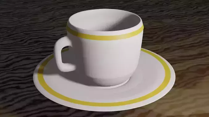 Cup and plate
