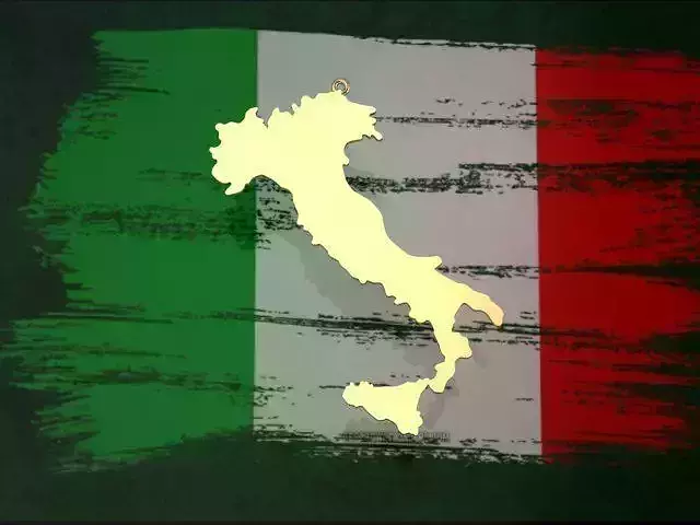 Italy country pendant jewelry 18-14k gold or silver