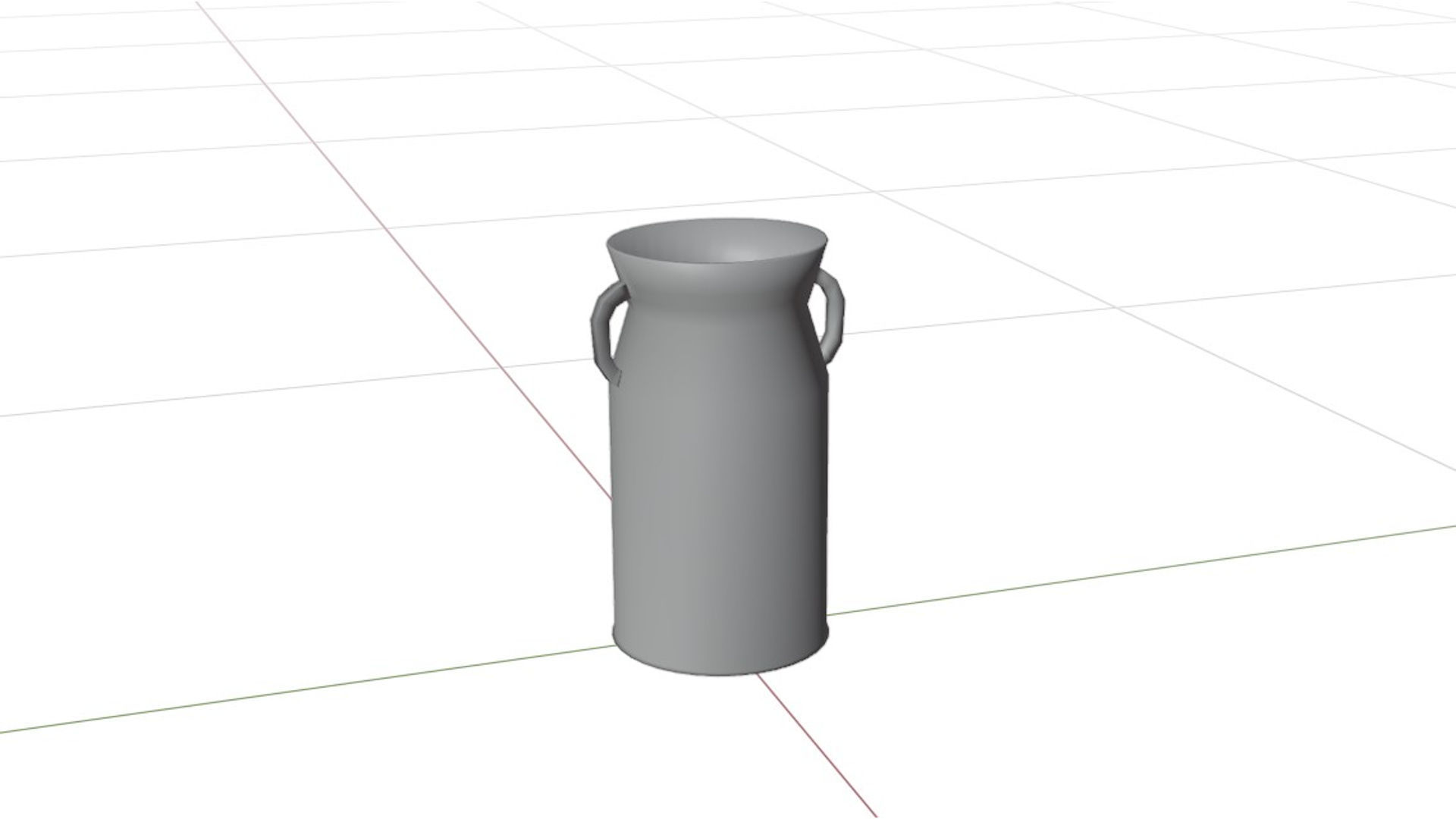 Metal Milk Jug Free low-poly 3D model_8
