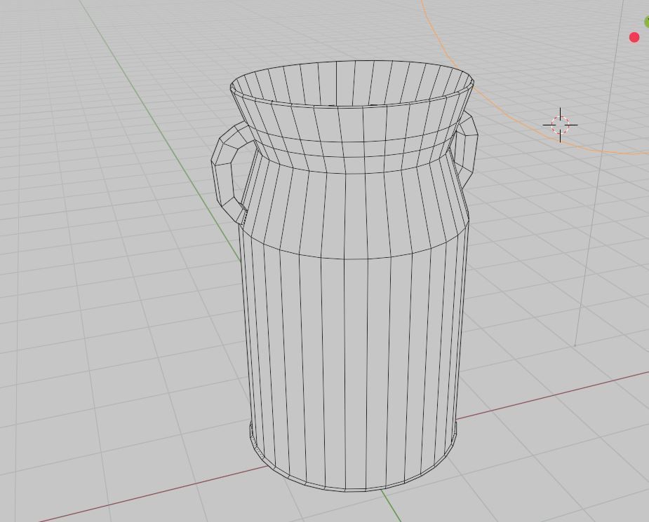 Metal Milk Jug Free low-poly 3D model_9