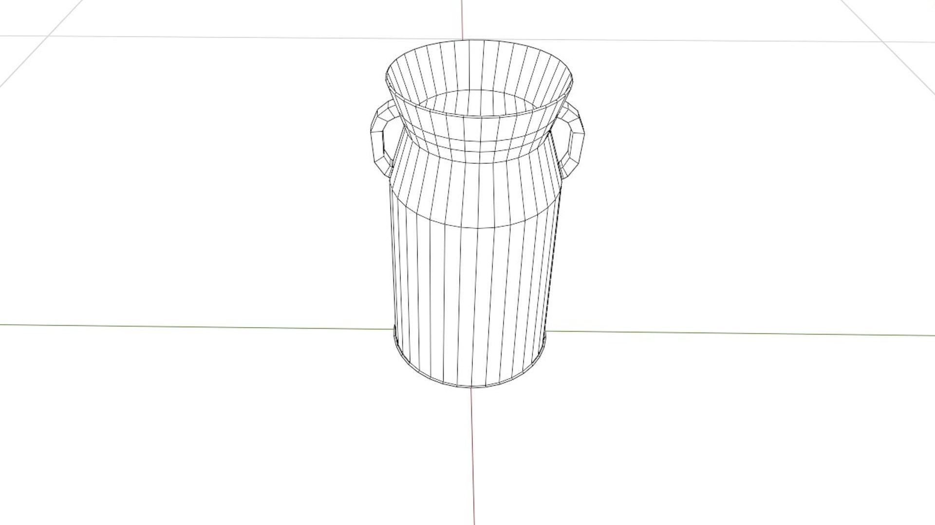 Metal Milk Jug Free low-poly 3D model_12