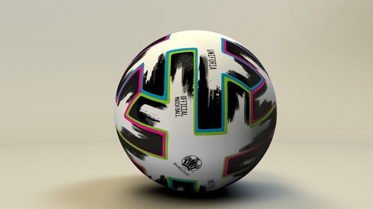 EURO 2020 BALL UNIFORIA 3D model_10