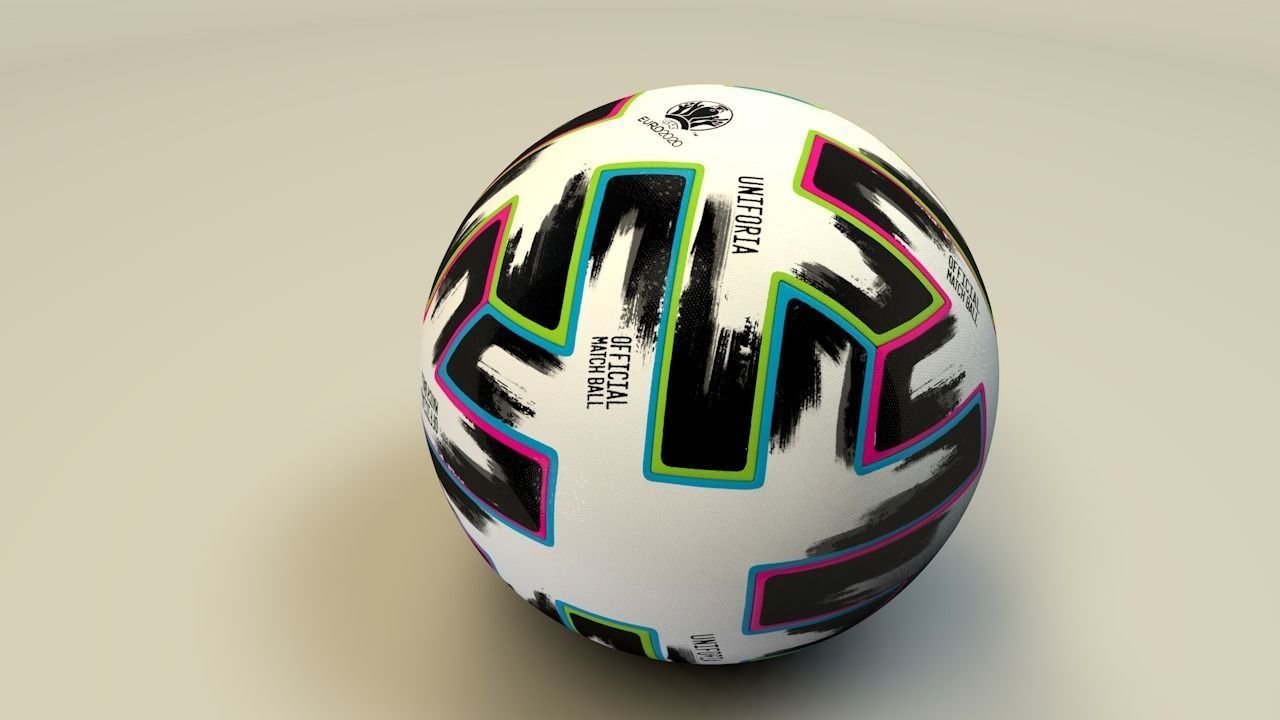 EURO 2020 BALL UNIFORIA 3D model_13