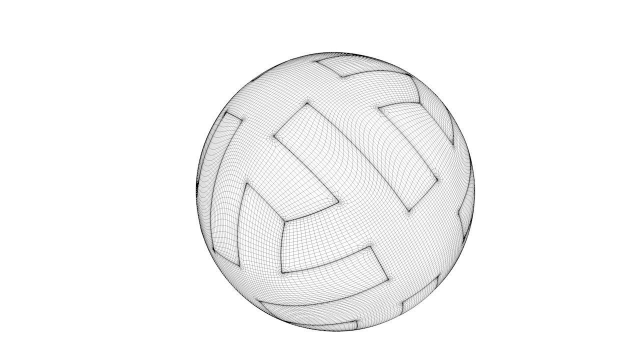 EURO 2020 BALL UNIFORIA 3D model_3