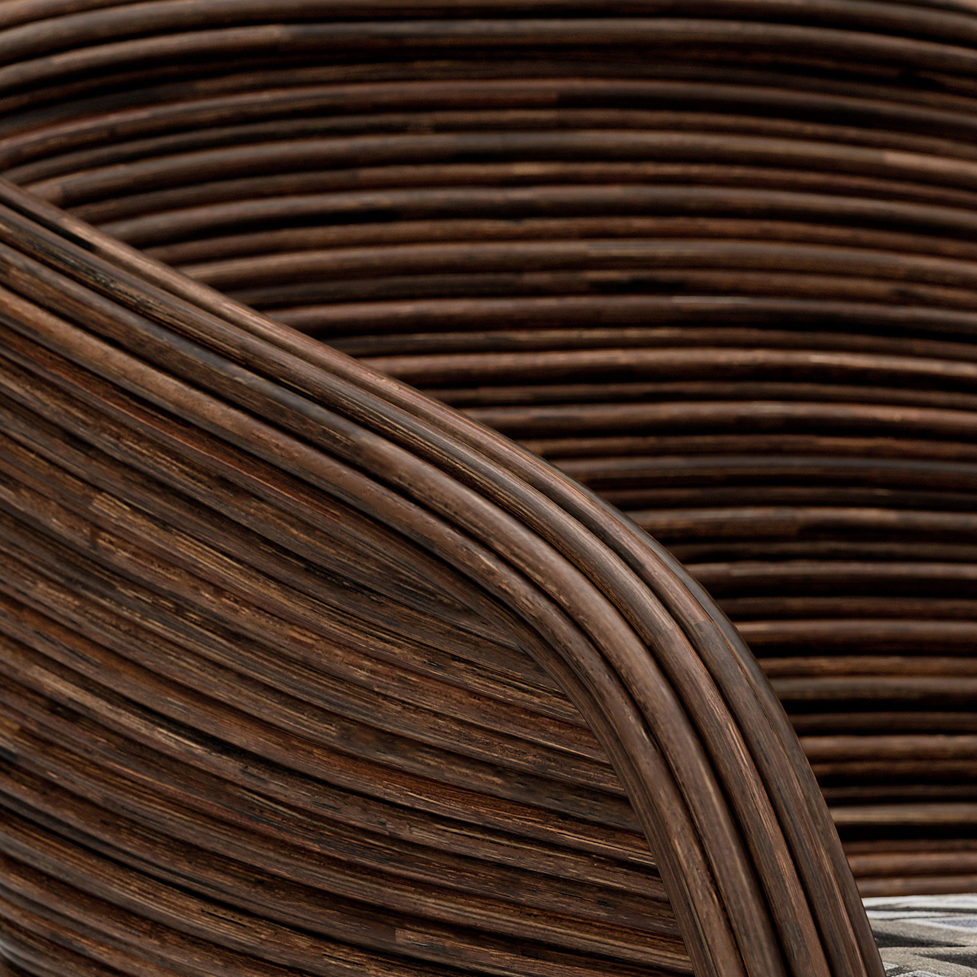 Itiga chair Low-poly 3D model_5