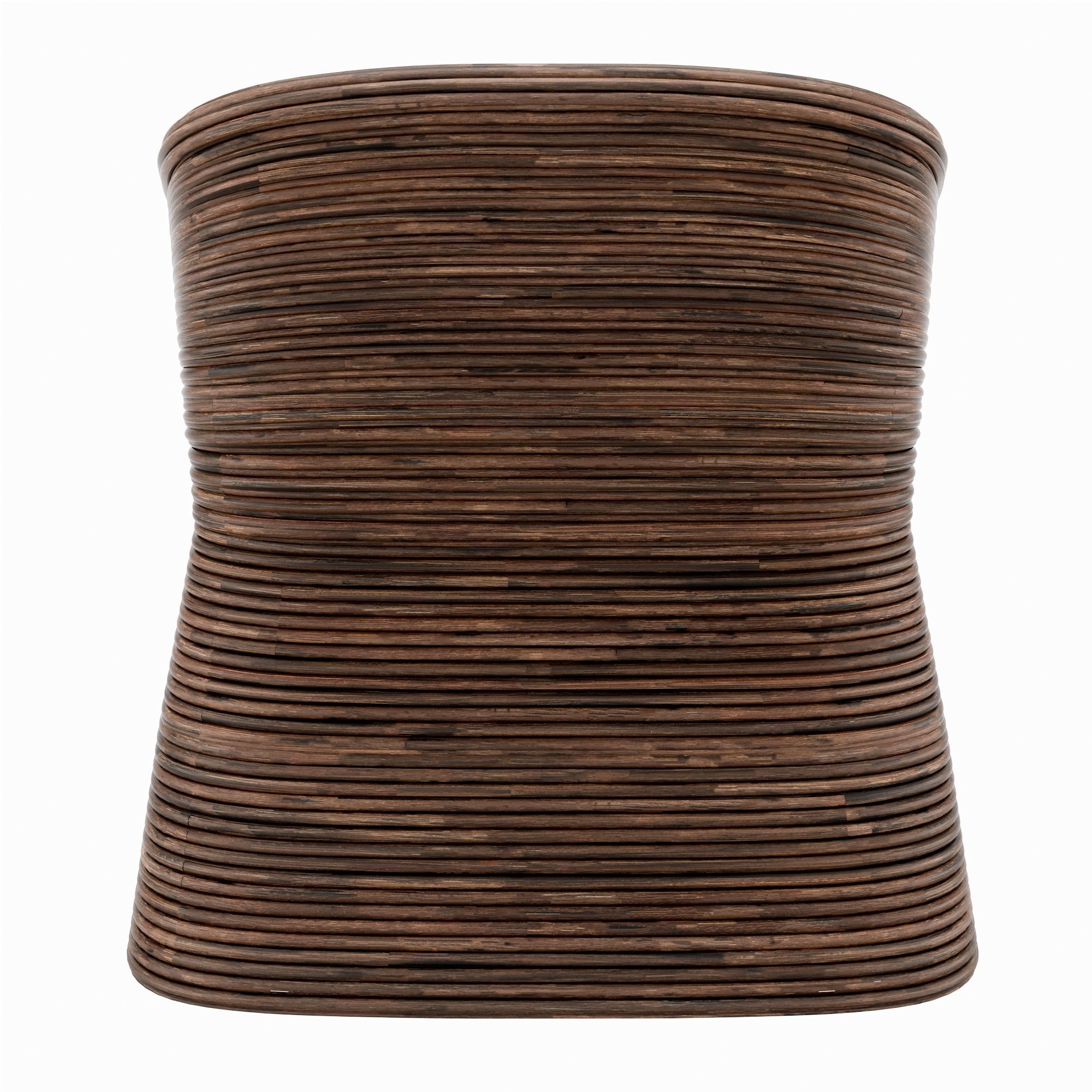 Itiga chair Low-poly 3D model_1