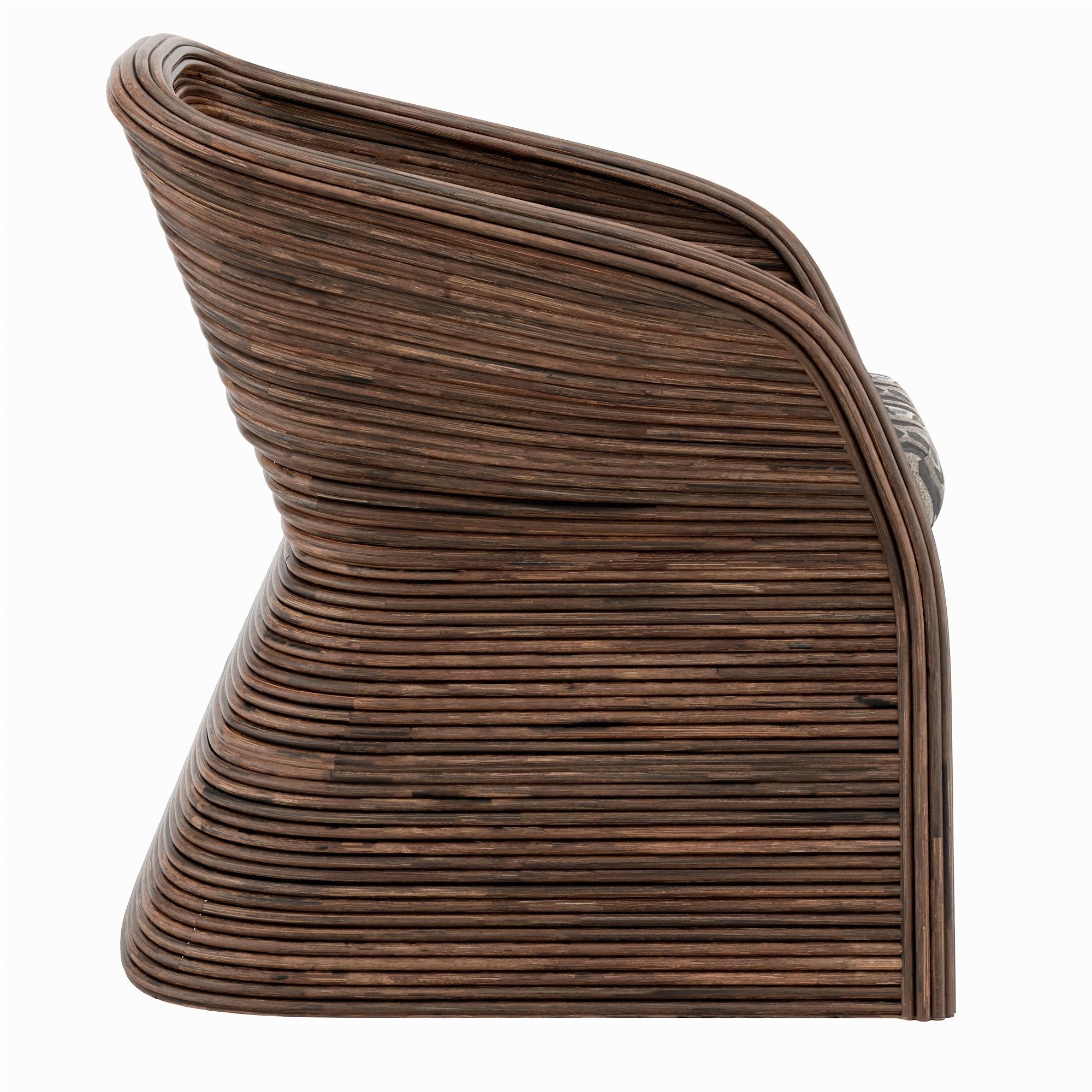 Itiga chair Low-poly 3D model_8