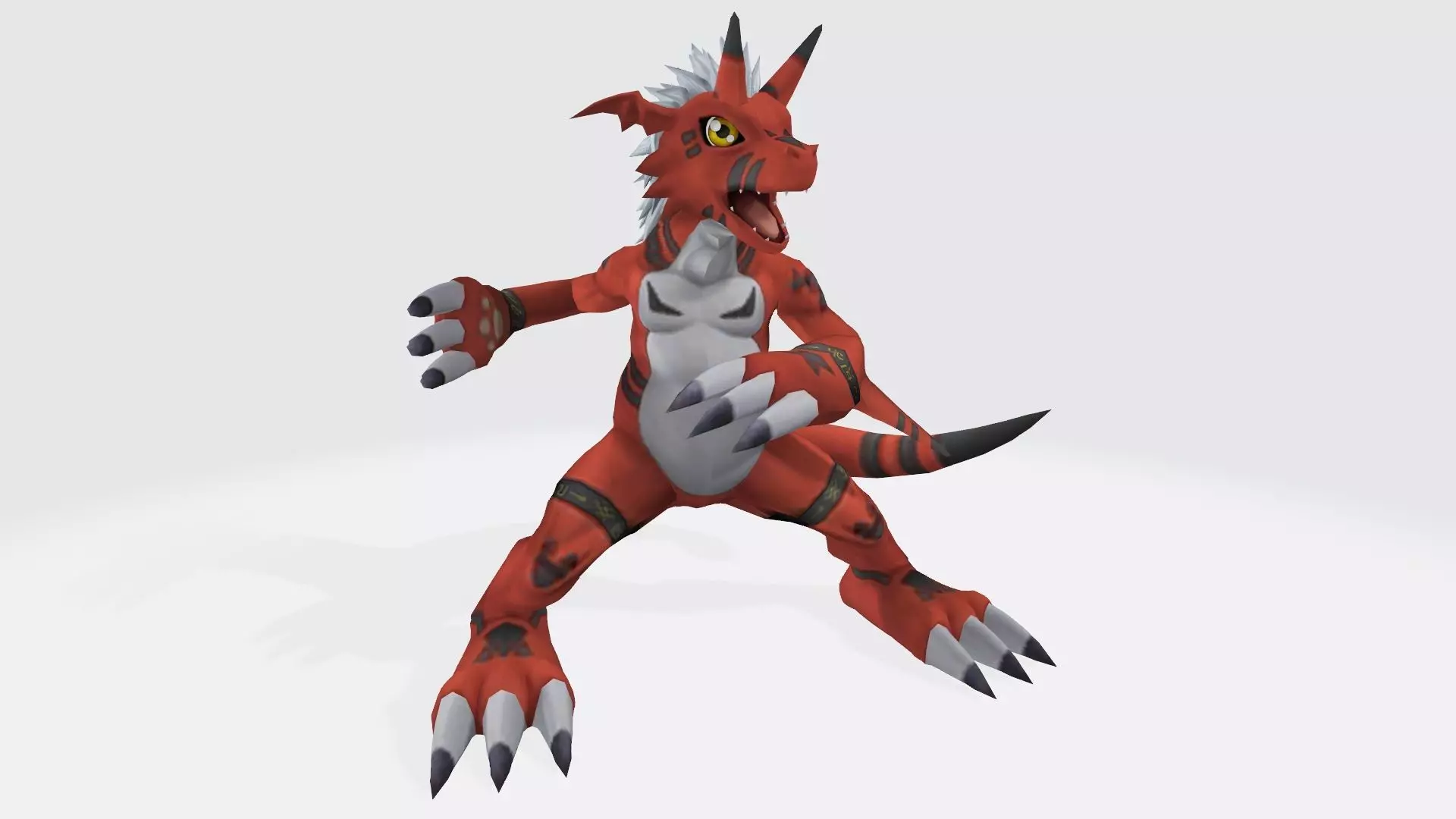 Growlmon wolf 3D print model_0