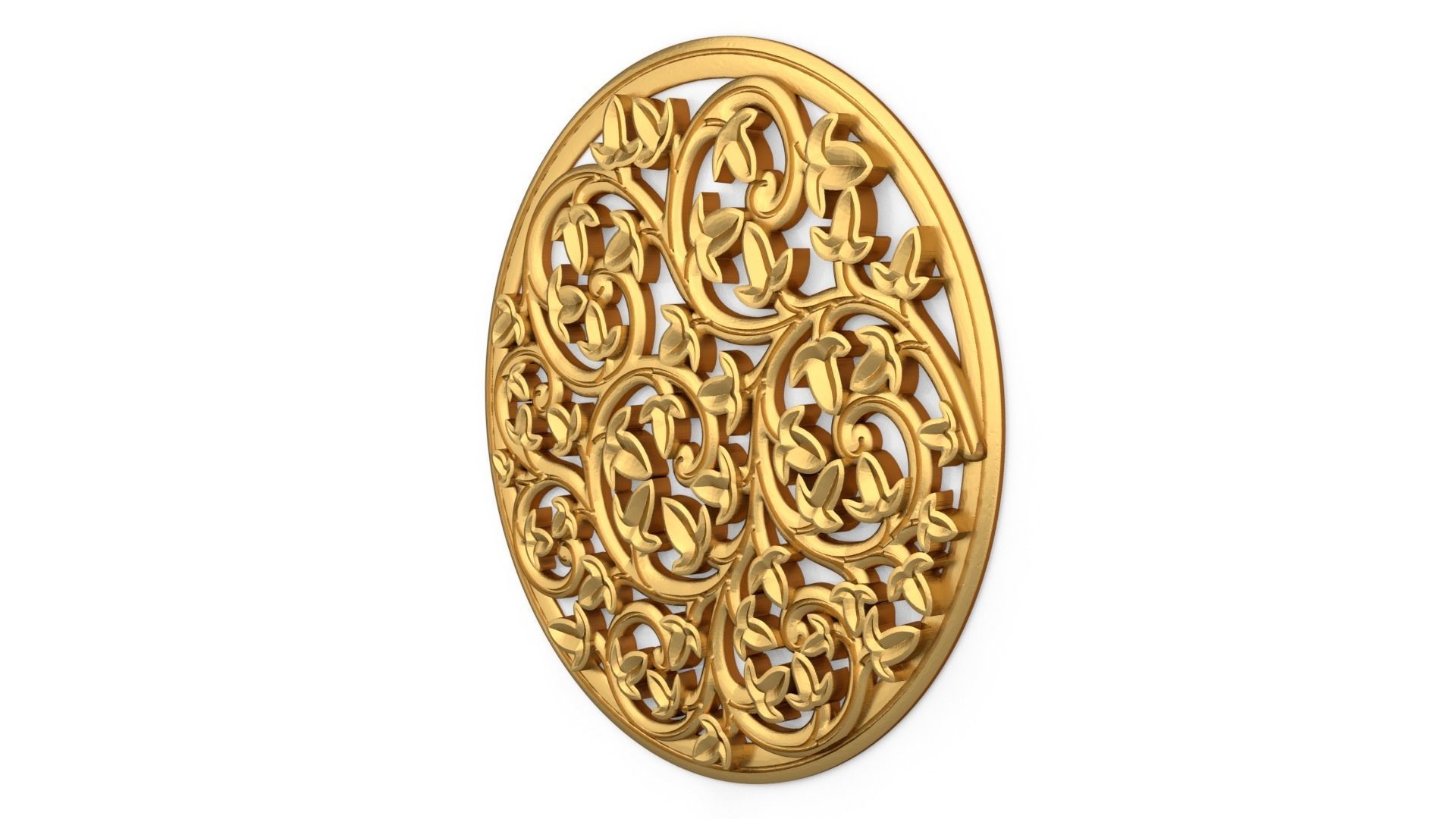 Classic decor ornament 76  3D print model_2