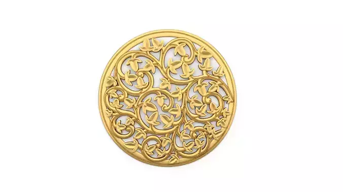 Classic decor ornament 76  3D print model