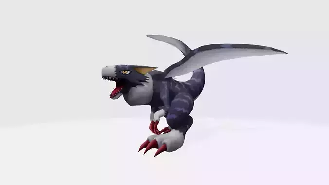 Dorugamon dinosaur 3D print model