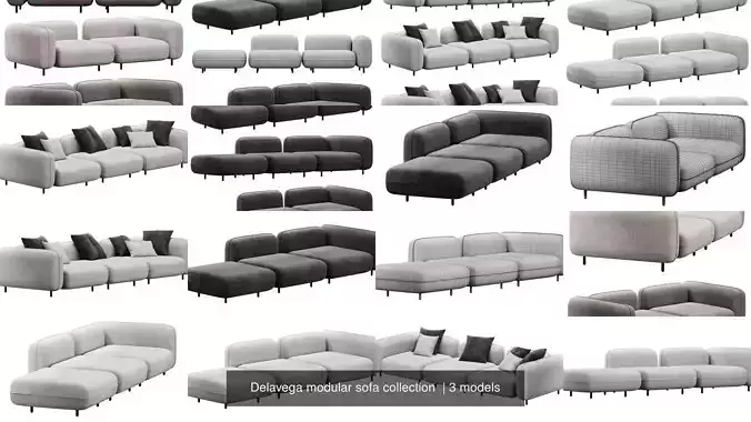 Delavega modular sofa collection  