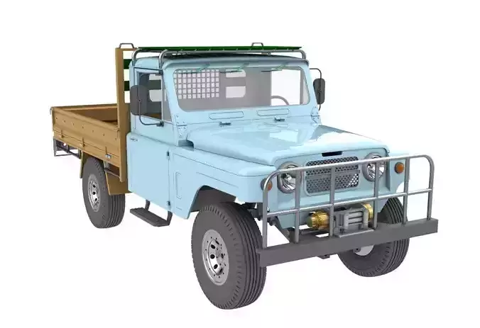 NISSAN PATROL G60 UTE SCALE MODEL STL FILES 3D print model