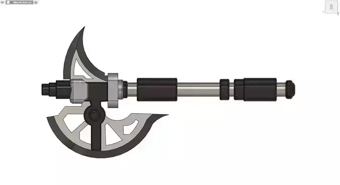 Mandalorian War-Axe 3D print model