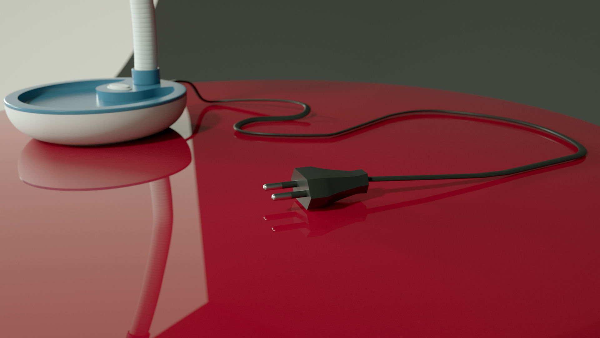 Desk Lamp Model 3D model_3