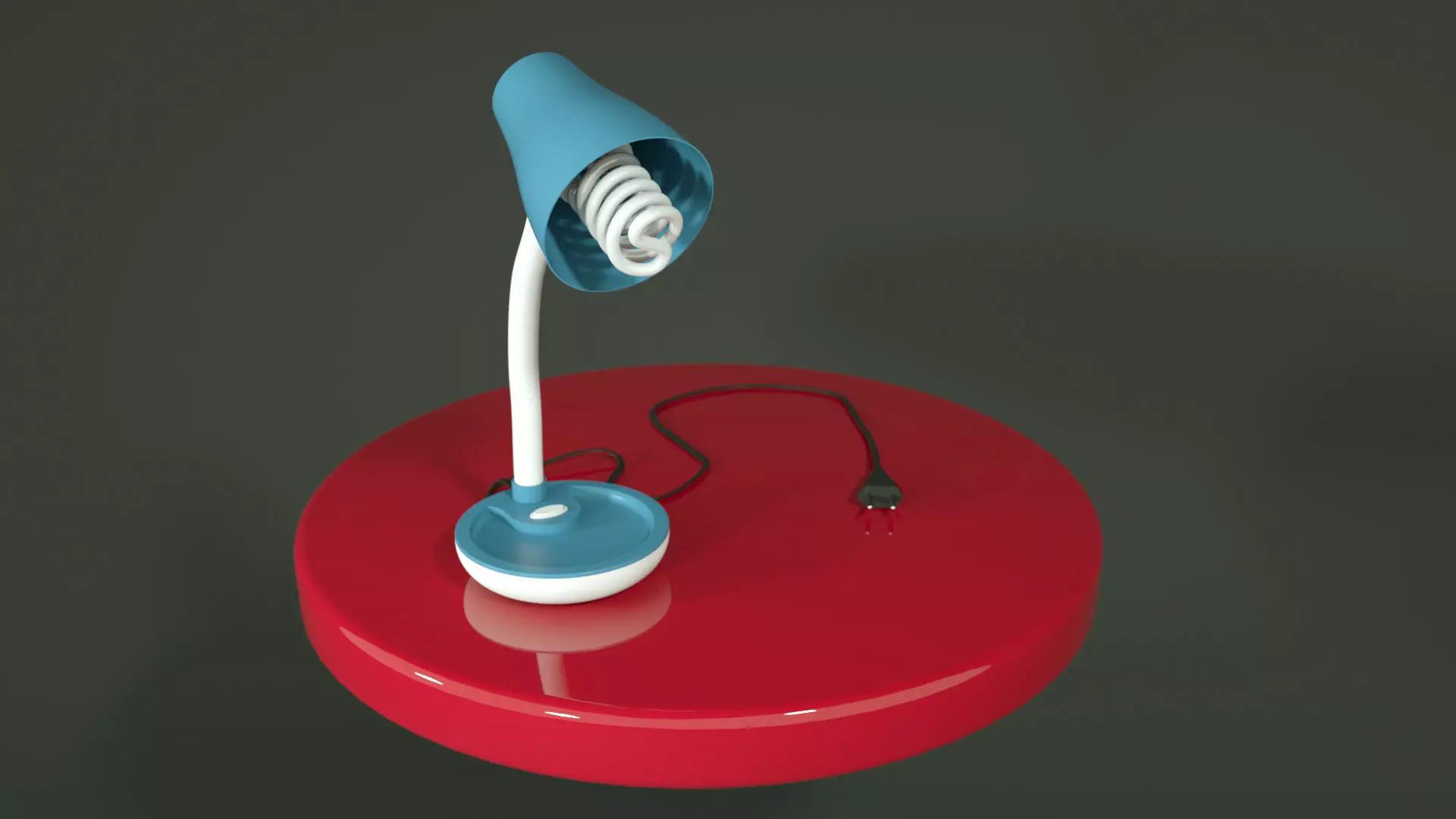 Desk Lamp Model 3D model_0