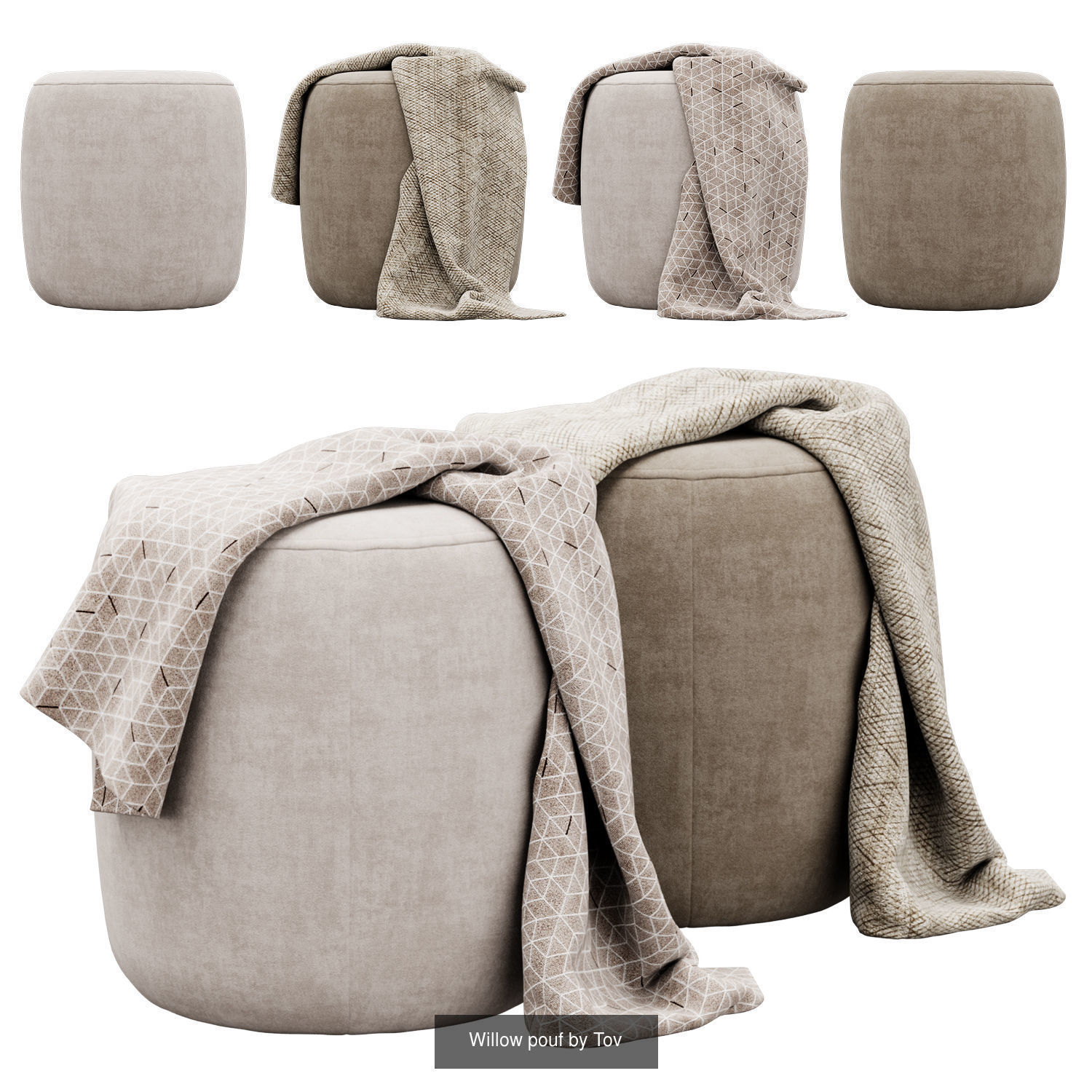 Poufs and ottomans collection _3