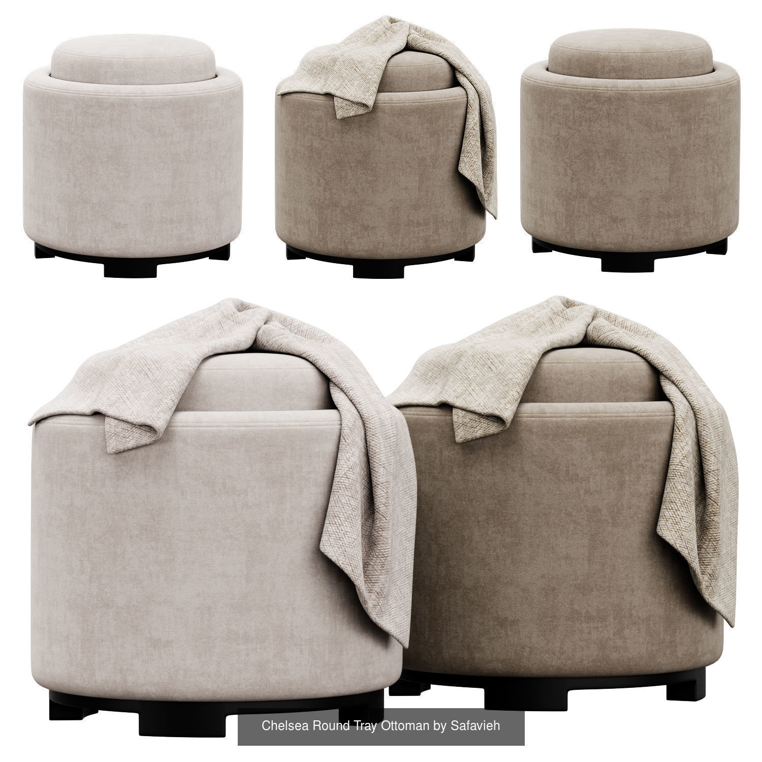 Poufs and ottomans collection _1