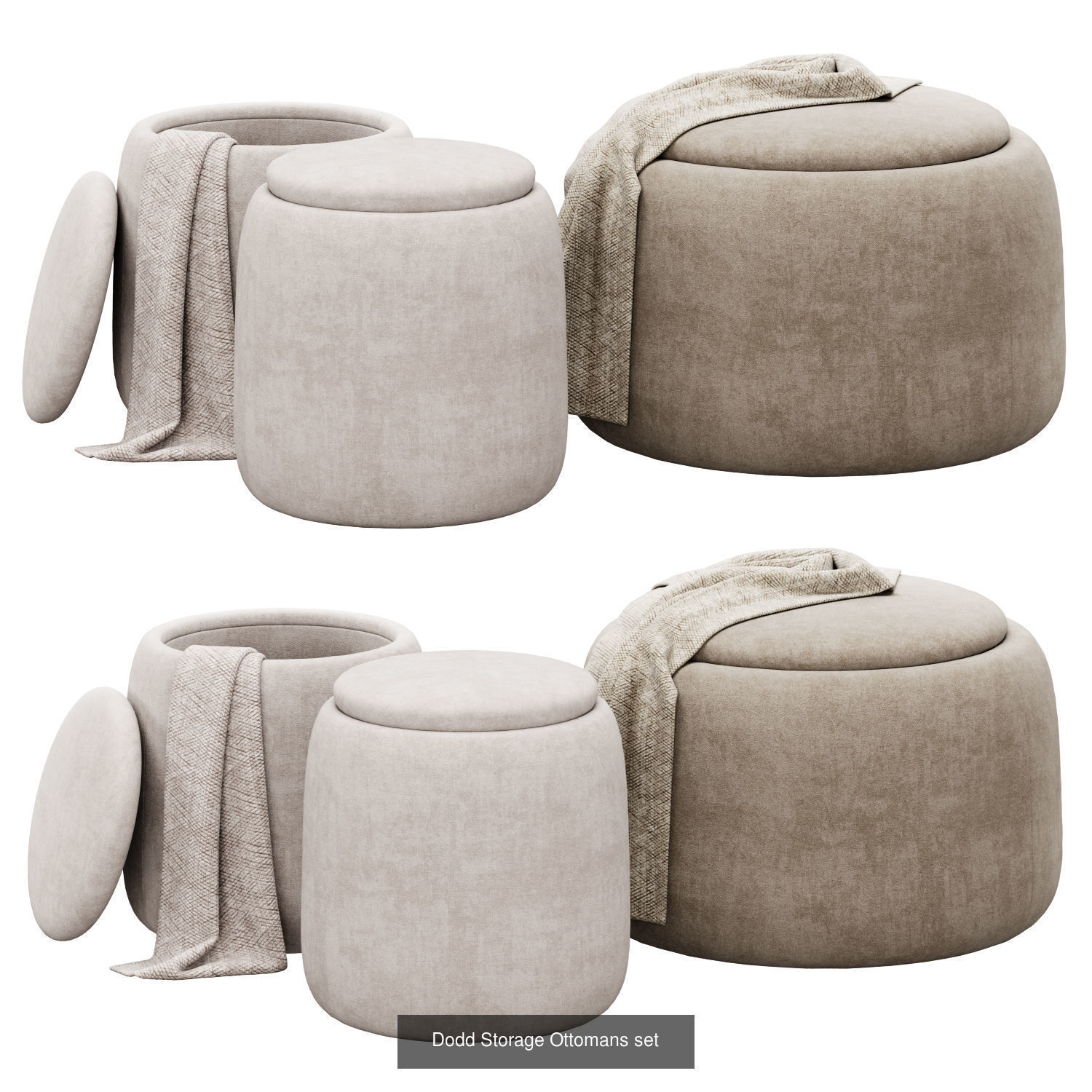 Poufs and ottomans collection _4
