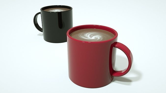 A Cup of Coffee Free 3D model