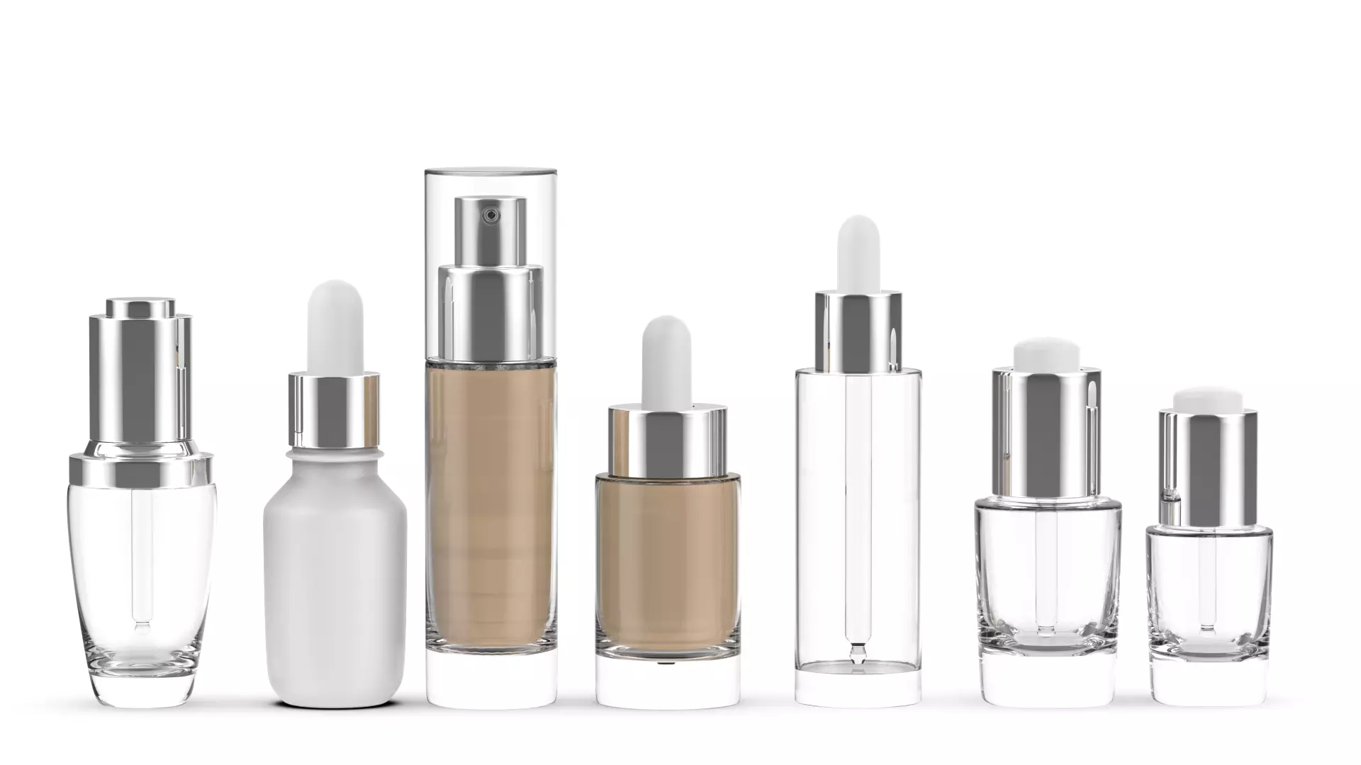 Dropper bottle Low-poly 3D model_0