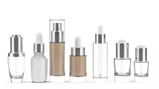 Dropper bottle Low-poly 3D model Dropper bottle Low-poly 3D model