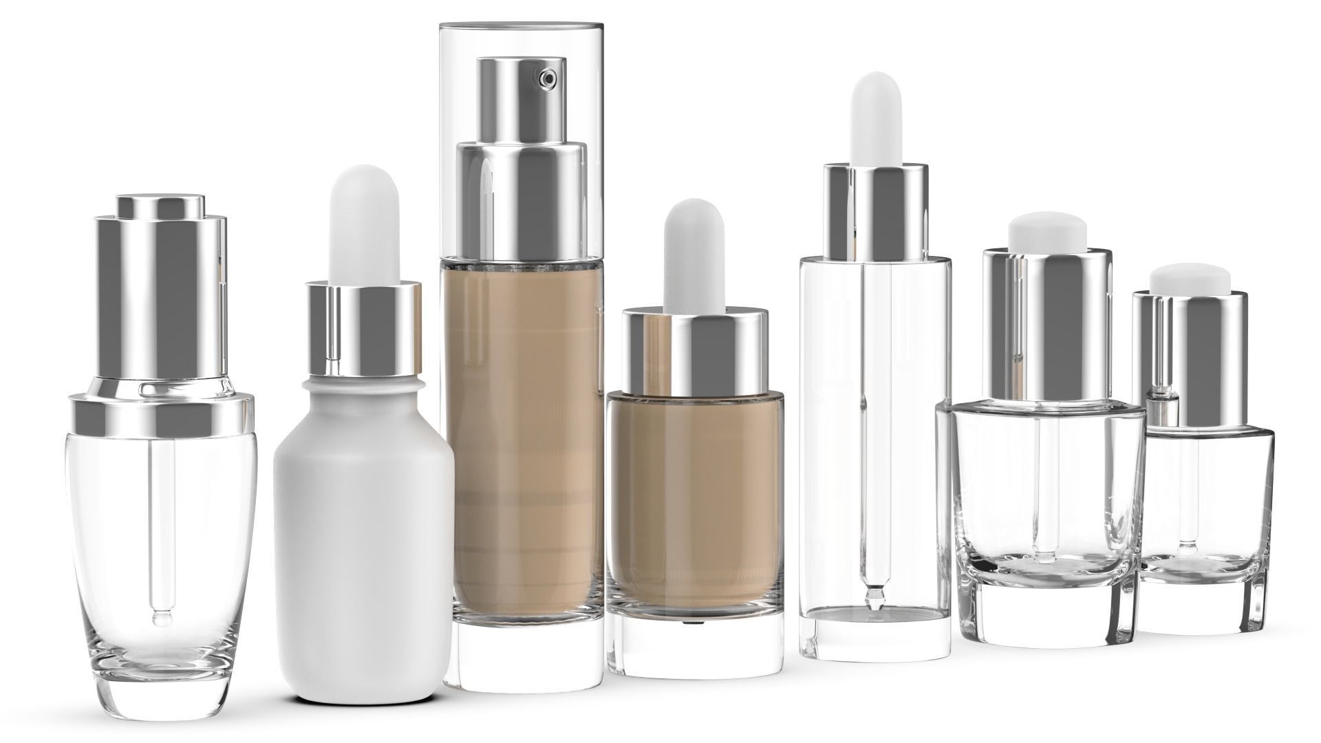 Dropper bottle Low-poly 3D model_2