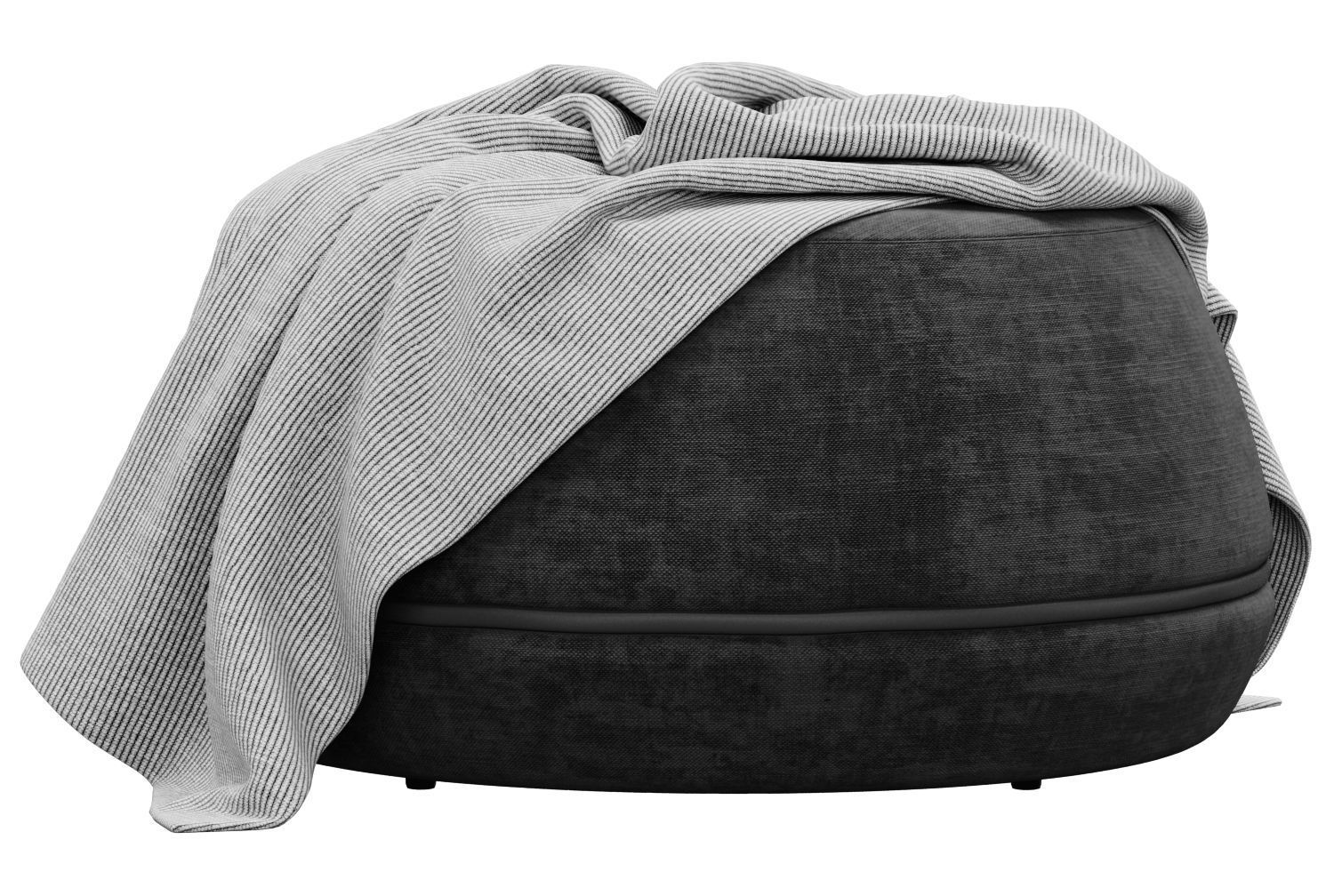 Onvi 800mm Fabric Ottoman by Kardiel 3D model_5