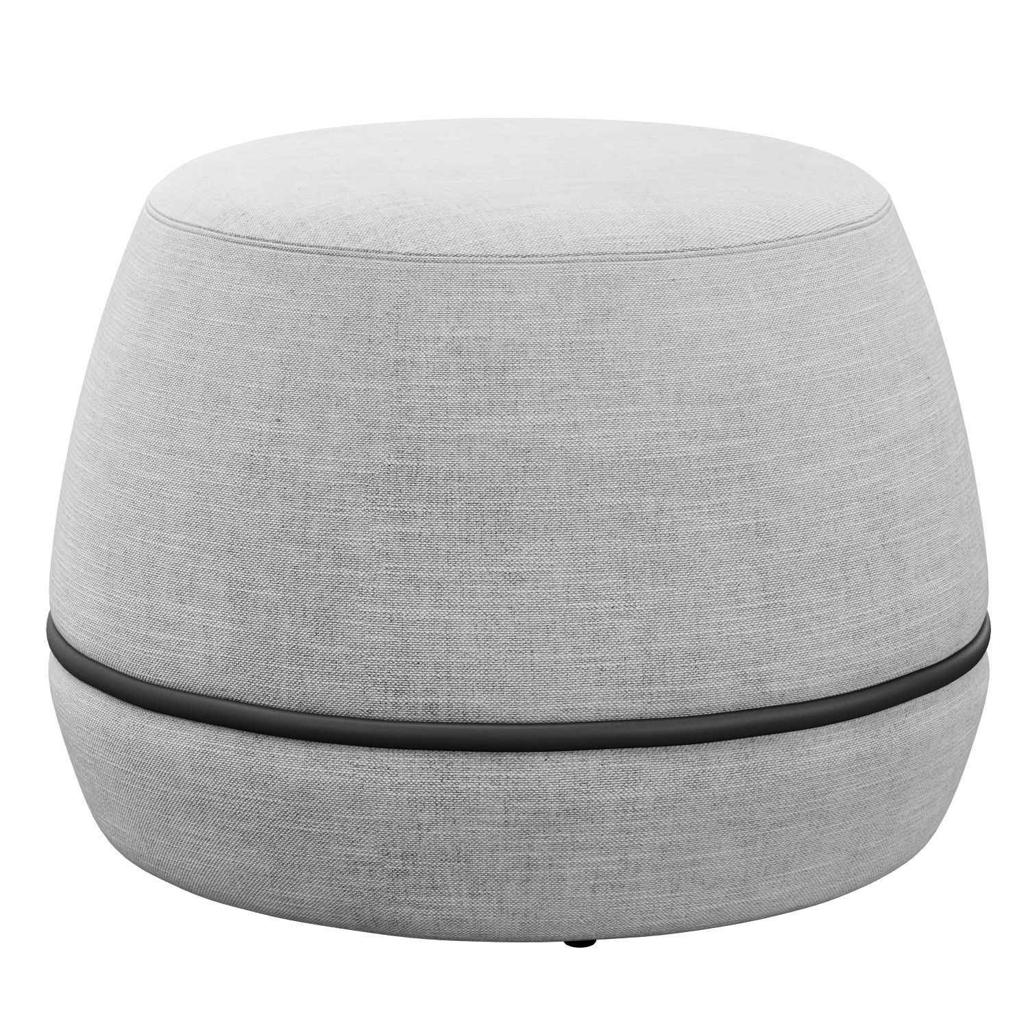 Onvi 600mm Fabric Ottoman by kardiel 3D model_3