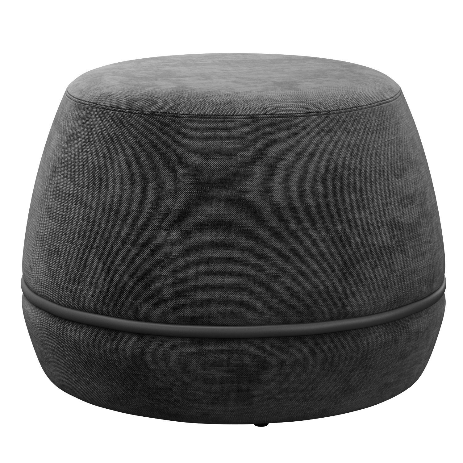 Onvi 600mm Fabric Ottoman by kardiel 3D model_2