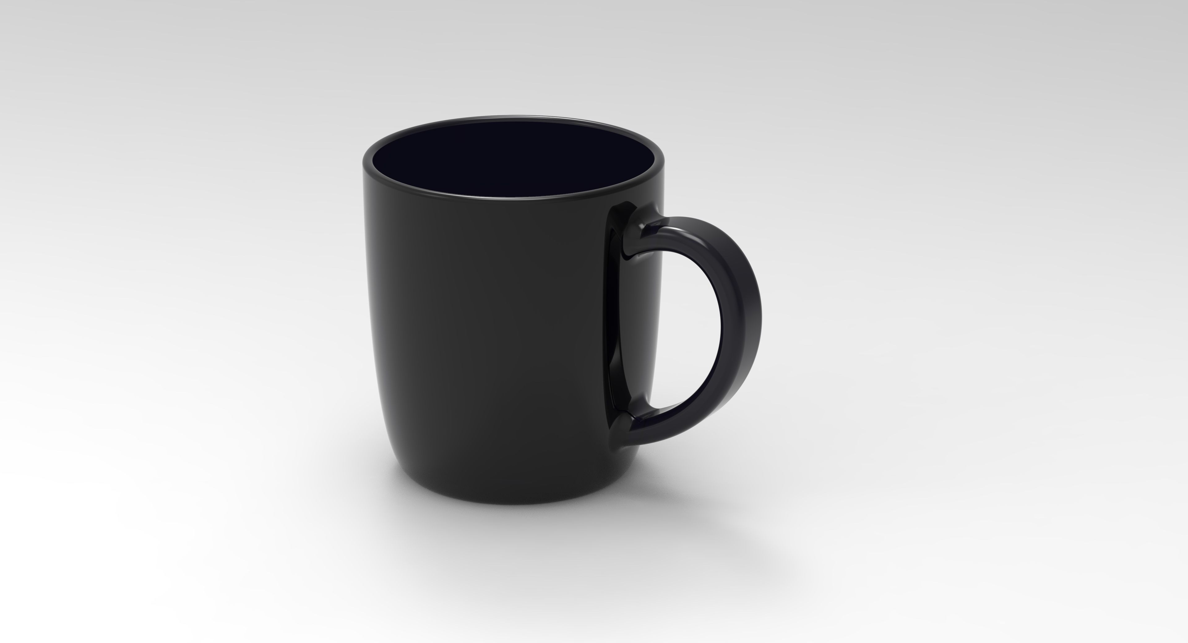 Simple mug 3D print model_1
