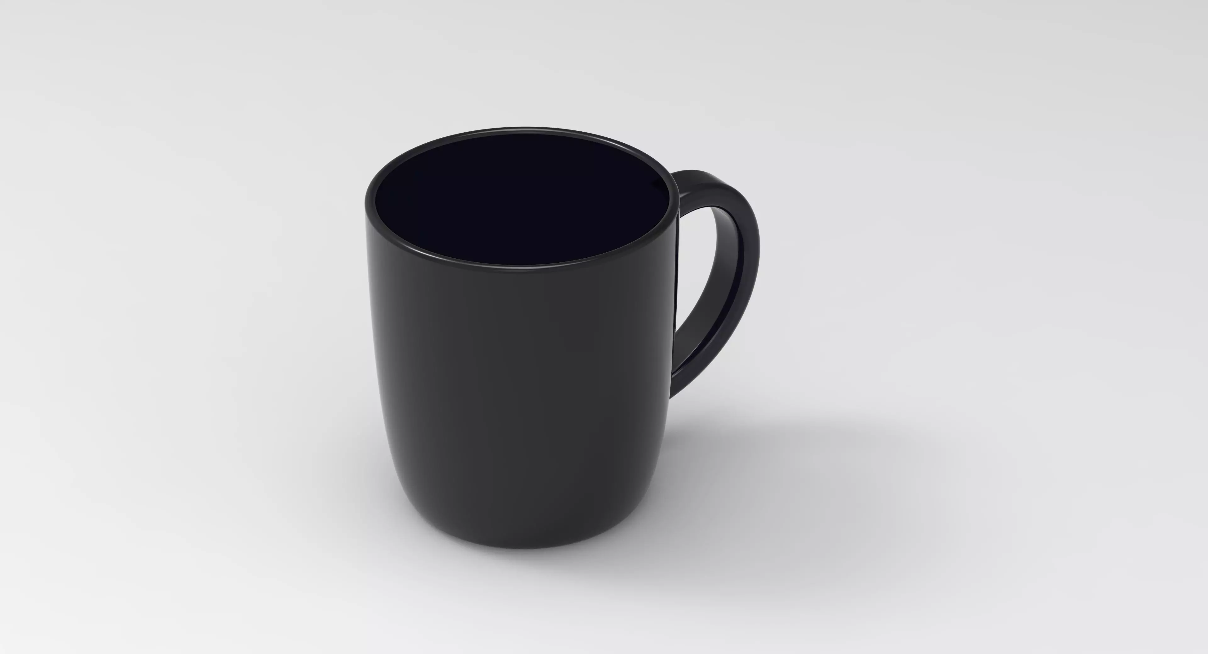 Simple mug 3D print model_0