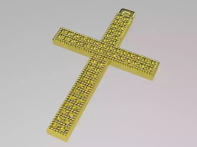 XZS-FL-0005 cross made from lego bricks 3D print model