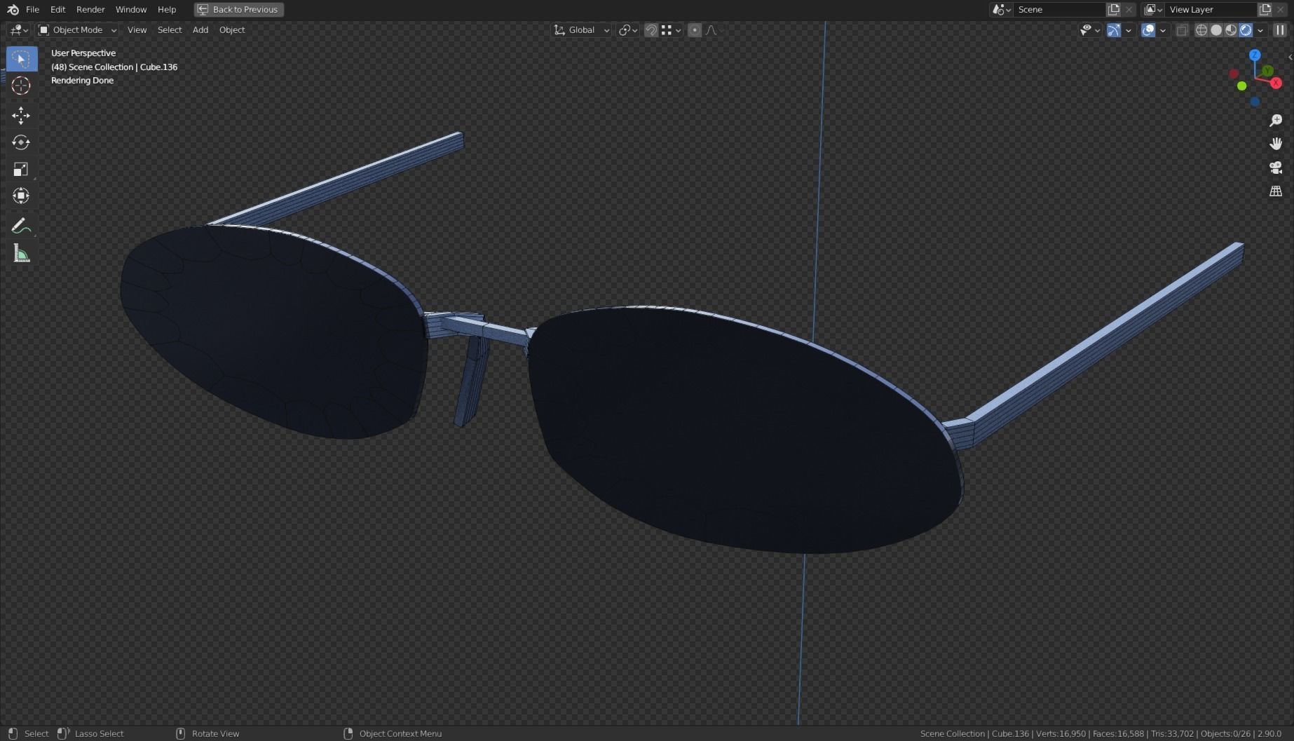 Base Stylized Haircuts 81-85 Matrix Theme Low-poly 3D model_11
