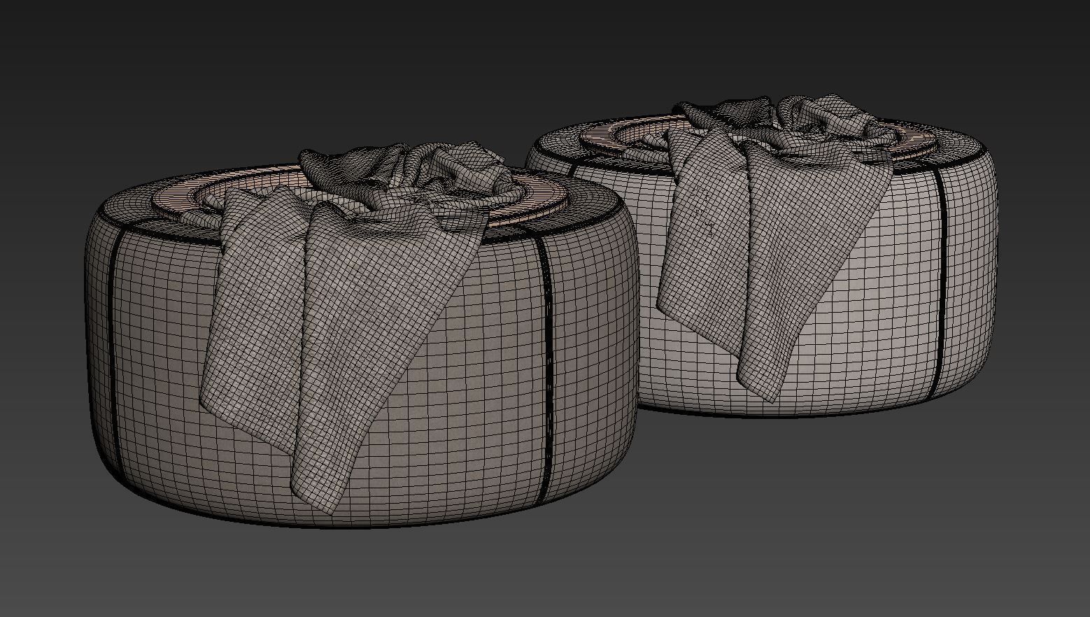 Grover 915mm Fabric Storage Ottoman 3D model_9