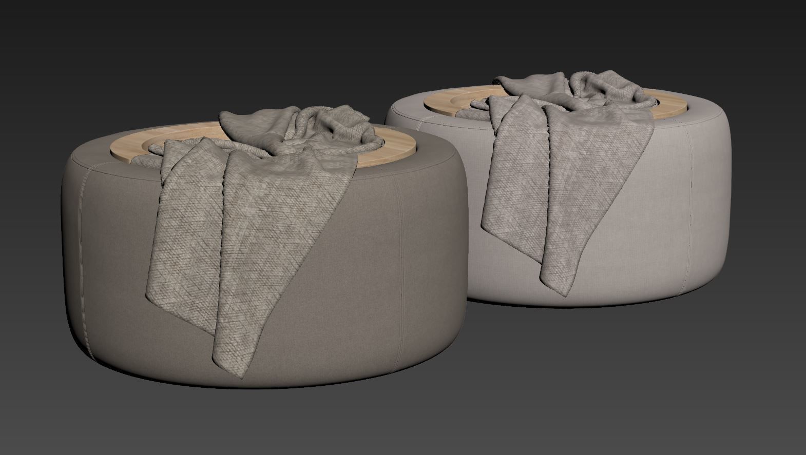 Grover 915mm Fabric Storage Ottoman 3D model_8