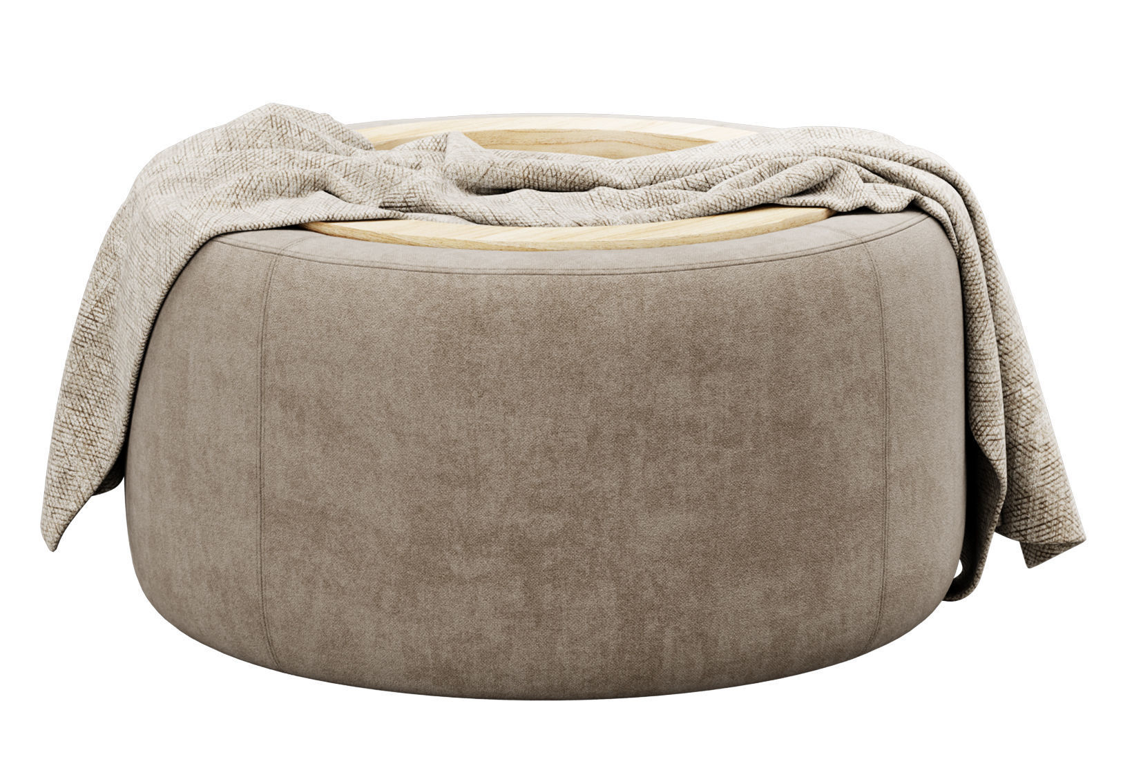 Grover 915mm Fabric Storage Ottoman 3D model_11