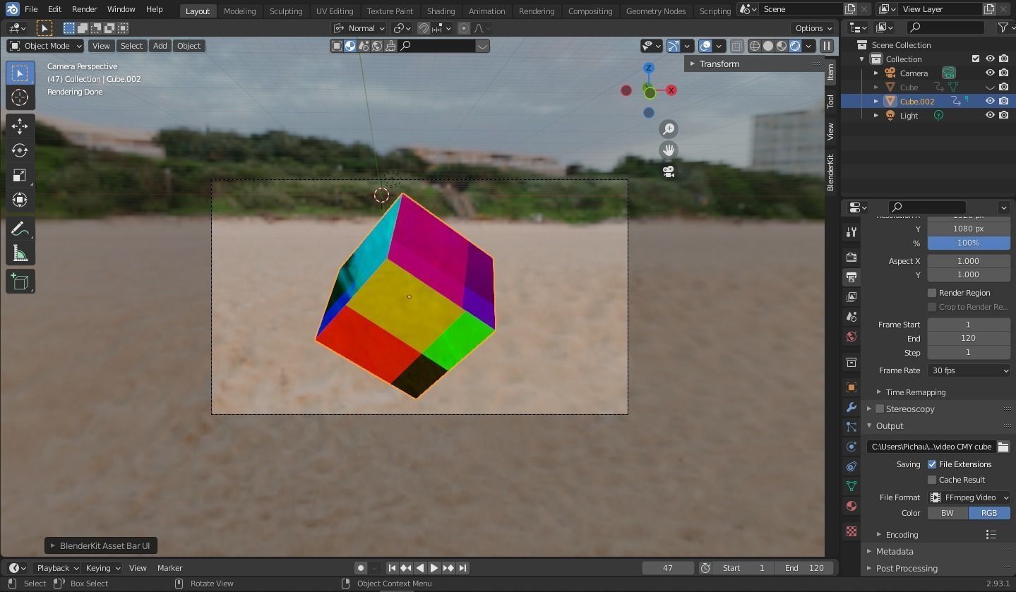 CMY Cube  3D model_6