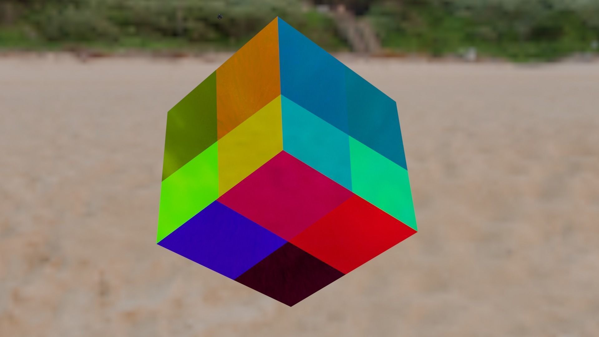 CMY Cube  3D model_2